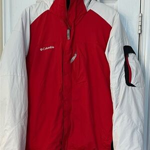 Columbia Men's Red and White Sportswear